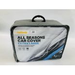 HALFORDS ALL SEASONS CAR COVER EXTRA LARGE.