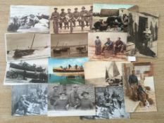 A COLLECTION OF SHERINGHAM POSTCARDS FROM OLD TO MODERN, SEAFRONT, TOWN, FISHING, LIFEBOAT RP,
