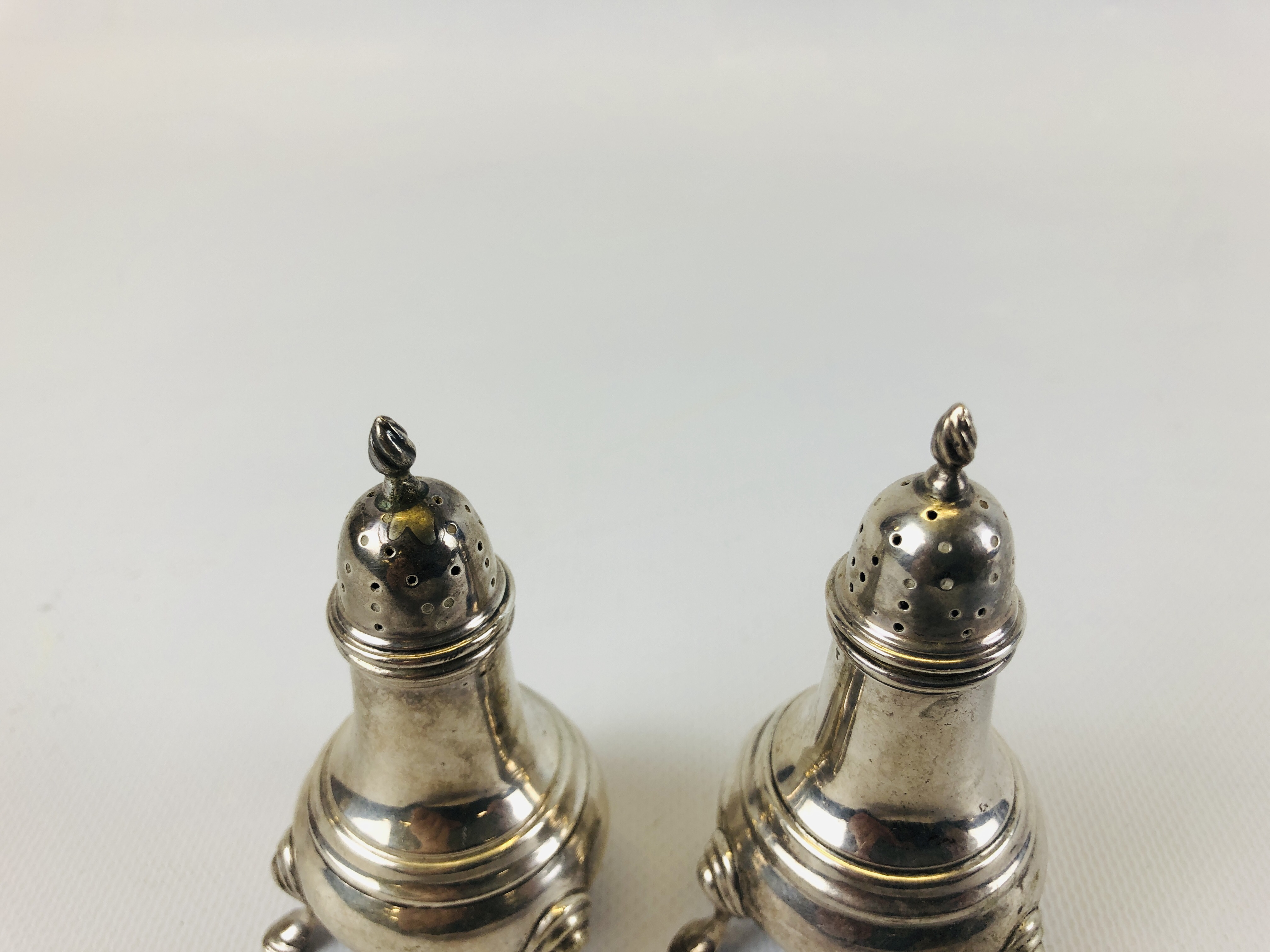 MATCHED SET OF SILVER CONDIMENTS A PAIR OF MUSTARDS LONDON 1940, - Image 17 of 23
