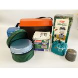 COLEMAN DUAL FUEL CAMPING LANTERN BOXED WITH ACCESSORIES, APPEARS UNUSED,