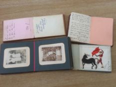 OLD PHOTOGRAPHS AND POSTCARDS OF GREAT YARMOUTH PLUS FIVE VICTORIAN AUTOGRAPH AND PHOTOGRAPH ALBUMS