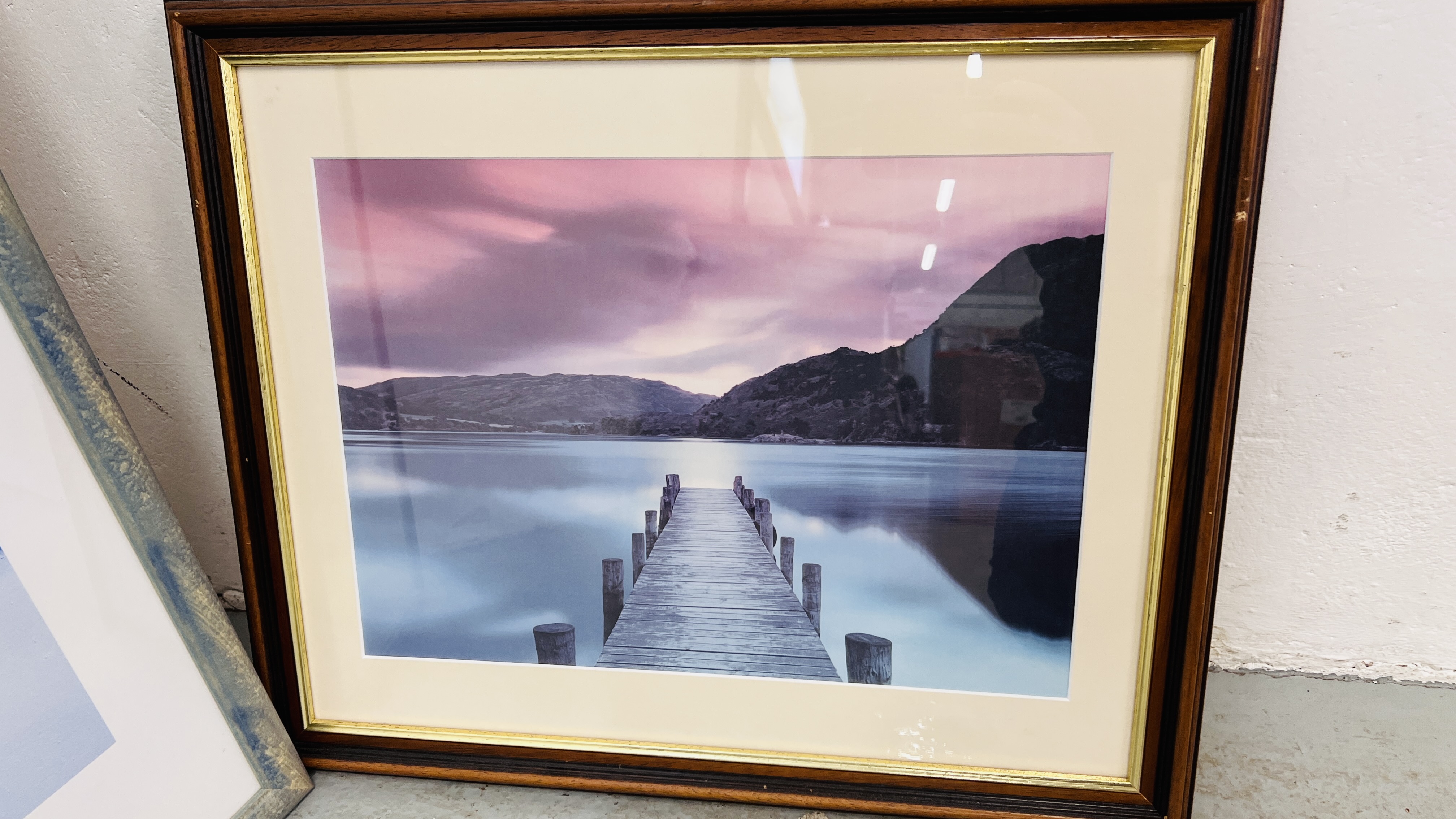 A GROUP OF THREE "JOHN MILLER" PRINTS TO INCLUDE EVENING BEACH, SUNSHADE AND LIGHTHOUSE, - Image 8 of 10