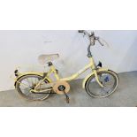 GIRLS RALEIGH "HOLLY" SHOPPER BICYCLE.