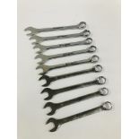 SET OF NINE SIEGEN RING SPANNERS 32, 30, 29, 28, 27, 26, 25, 24, 23.