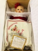 "THE ASHTON-DRAKE GALLERIES" REAL TOUCH LIMITED EDITION 1790/5000 VINYL DOLL "BABY'S FIRST