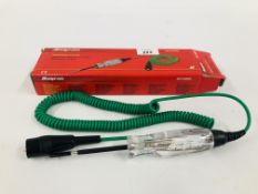 SNAP ON CIRCUIT TESTER 6-12 WATT IN ORIGINAL BOX - MODEL EECT300HG. - SOLD AS SEEN.