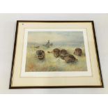 PRINT - ARCHIBALD THORBURN - A FROSTY DAWN LTD EDITION 134 OF 850 BY THORBURN MUSEUM AND GALLERY