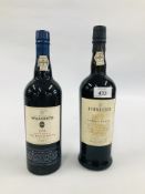 2 75CL BOTTLES OF PORT TO INCLUDE WARRES 1994 PORT AND BURMESTER 20 YEAR OLD TAWNY PORT