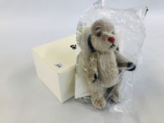 A "STEIFF" SWEEP TEDDY 664441 (BOXED WITH CERTIFICATE).