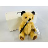 A "STEIFF" SOOTY TEDDY 664137 (BOXED WITH CERTIFICATE).