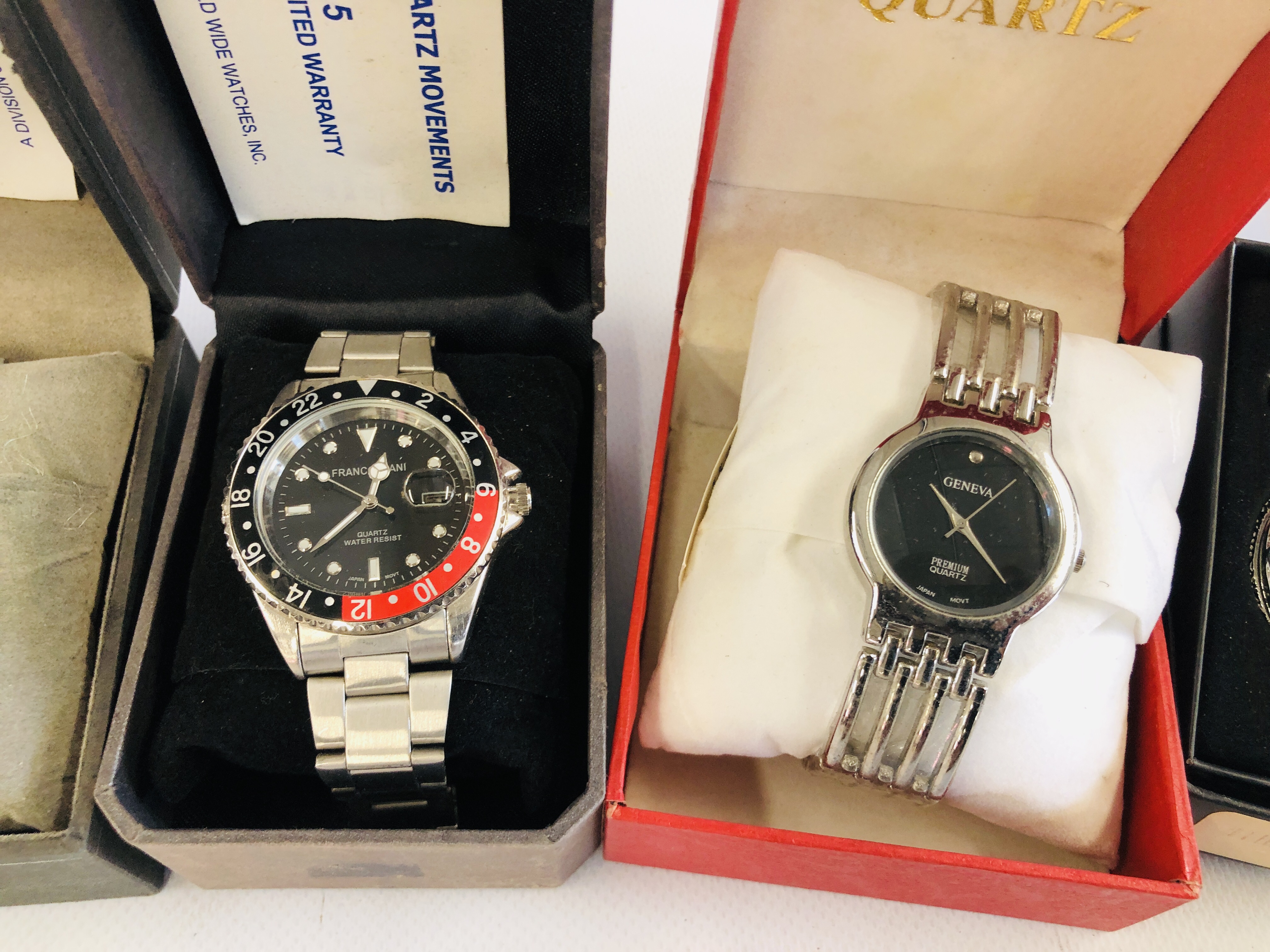 10 BOXED WATCHES TO INCLUDE MARKED "GENEVA, - Image 3 of 6
