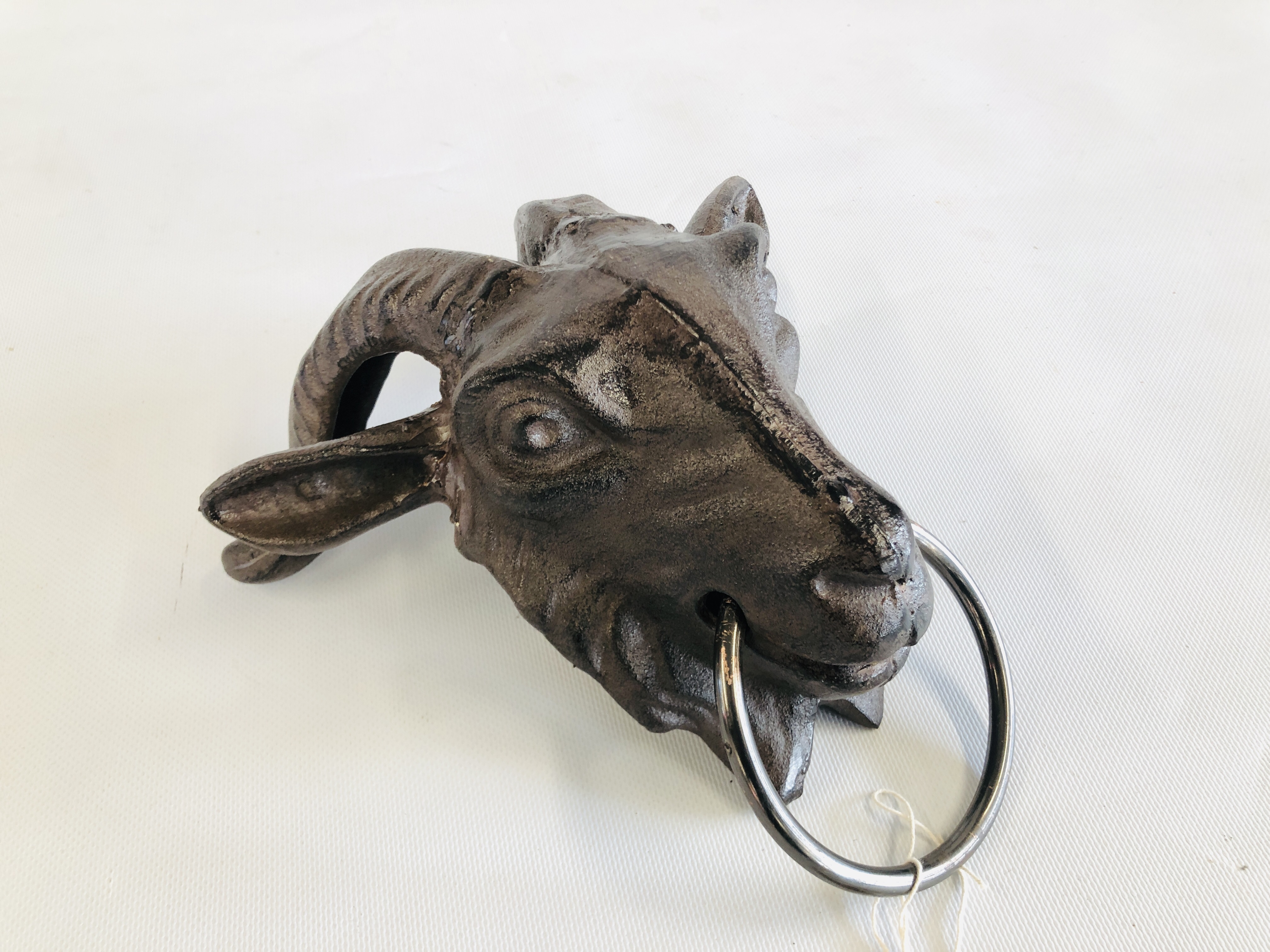 (R) GOAT HEAD WITH RING