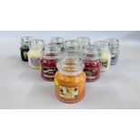 BANKRUPTCY STOCK - 10 X YANKEE CANDLES 411g VARIOUS FRAGRANCES.