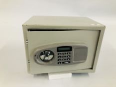 A DIGITAL SAFE, W 35CM, D 25CM, H 25CM.