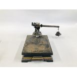 A SET OF VINTAGE DOCTOR'S W & T AVERY LTD BIRMINGHAM SCALES UP TO 24 STONE.