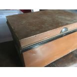 METAL TRUNK WITH STAMPS IN TWO ALBUMS OR TEN STOCKBOOKS (THESE MAINLY GOOD CONDITION).