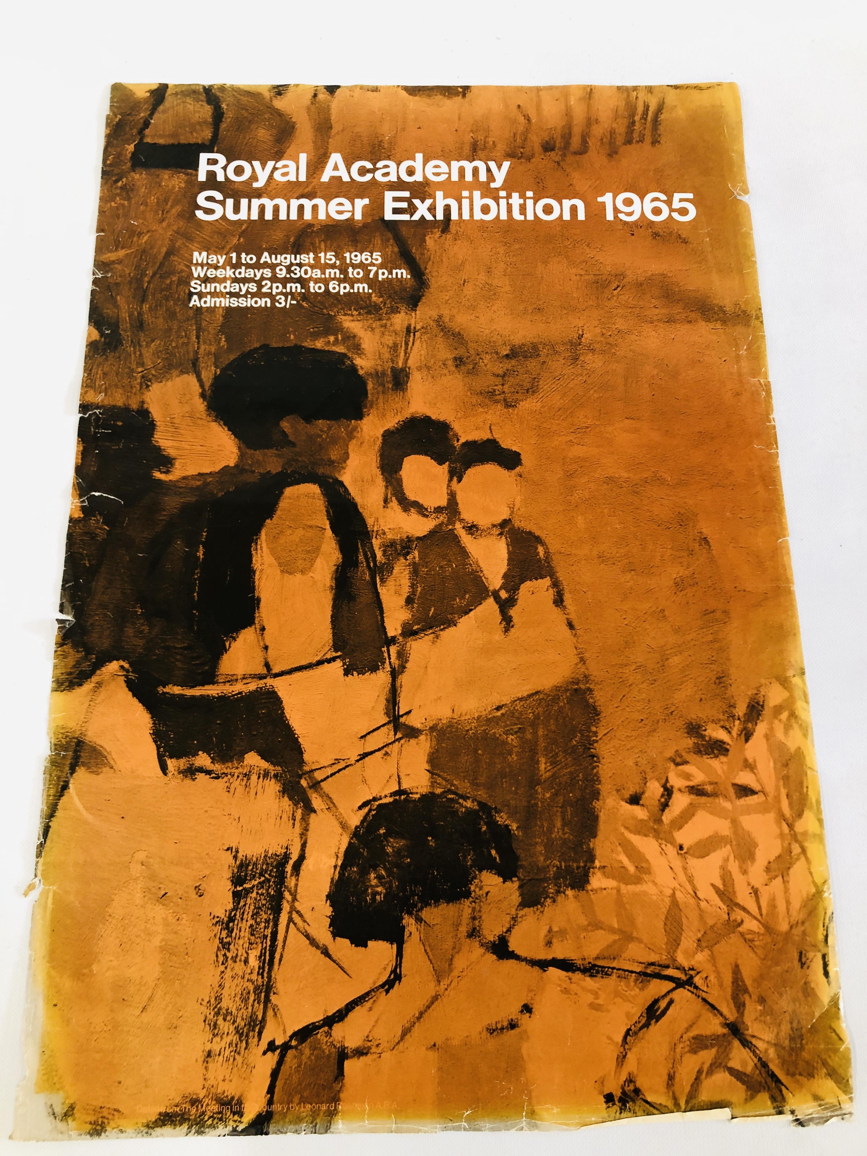 A COLLECTION OF 9 POSTERS FROM THE 1970's EXHIBITIONS TO INCLUDE EDWARD BURRA, - Image 10 of 10