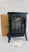 "EXPRESS GIFTS" BLACK ELECTRIC FIRE - SOLD AS SEEN.