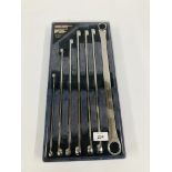 SEALEY SEVEN PIECE EXTRA LONG DOUBLE END METRIC RING SPANNER SET MODEL - AK6311.