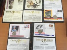BOX OF MERCURY AND OTHER COIN COVERS, WW2, DIANA ETC (31).