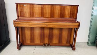 ZIMMERMANN OVERSTRUNG UPRIGHT PIANO.