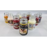 BANKRUPTCY STOCK - 10 X LARGE YANKEE CANDLES 623g VARIOUS FRAGRANCES.