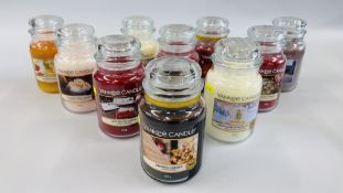 BANKRUPTCY STOCK - 10 X LARGE YANKEE CANDLES 623g VARIOUS FRAGRANCES.