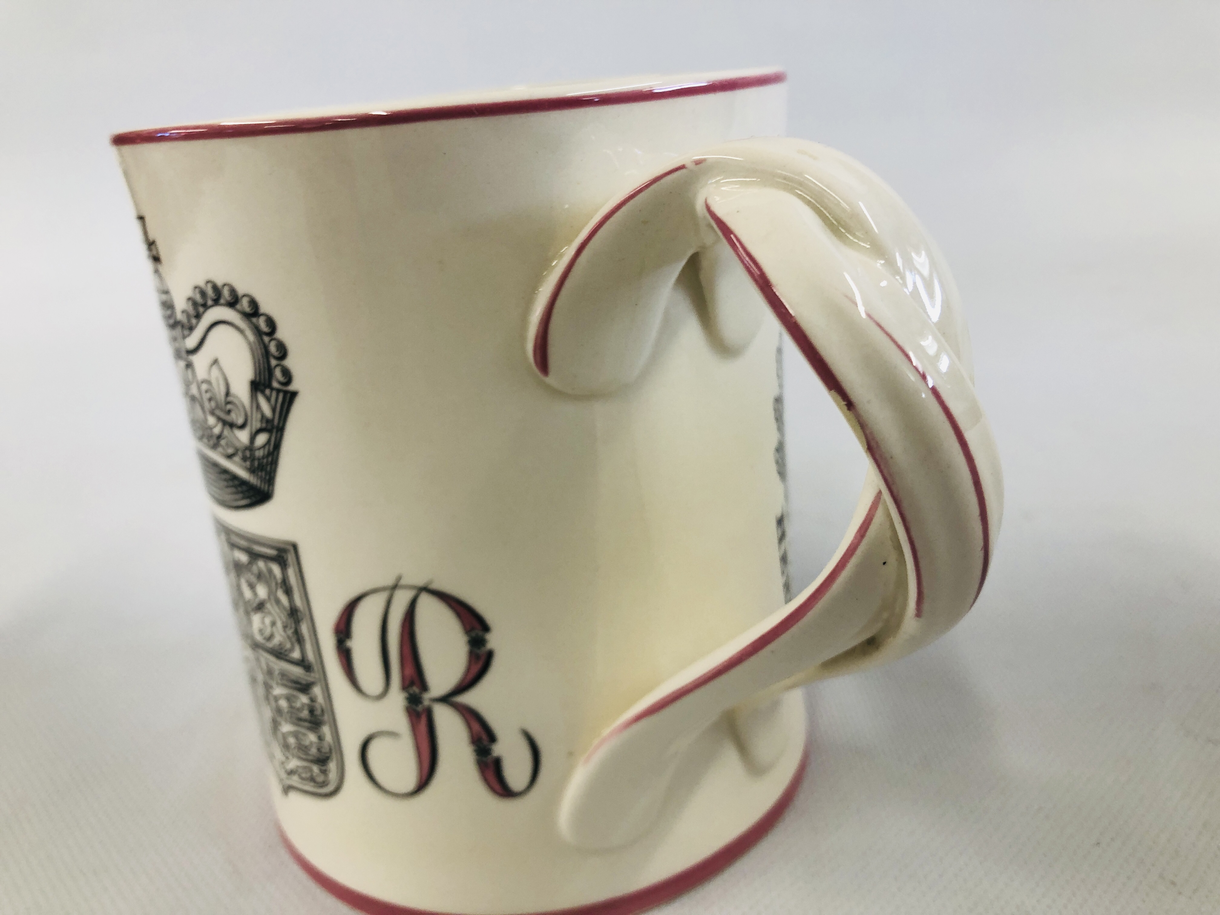 A VINTAGE ROYAL DOULTON TWO HANDLED MUG "MADE FOR COURAGE AND COMPANY LIMITED LONDON" DESIGNED BY - Image 6 of 7