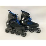 A PAIR OF KENETIC 78 K2 ROLLER BLADES SIZE 8.