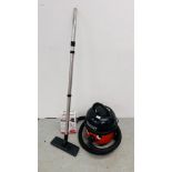 A HENRY VACUUM CLEANER AND ACCESSORIES - SOLD AS SEEN.