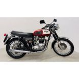 1976 TRIUMPH T140V BONNEVILLE 750 MOTORCYCLE VRM LCO 198R, DATE OF FIRST UK REGISTRATION 01/08/1976,