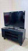 A SONY 40" FLATSCREEN TELEVISION SET WITH STAND, MODEL KDL-40W4500 - SOLD AS SEEN.