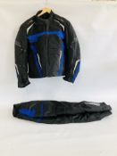 NEXTEK PRO-FIRST TWO PIECE ALL WEATHER MOTORCYCLING SUIT SIZE XXL.