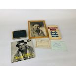 H.M.T. EMPIRE WINDRUSH SOUVENIR OF VOYAGE + VARIOUS EPHEMERA TO INCLUDE AN AUTOGRAPH BOOKLET.