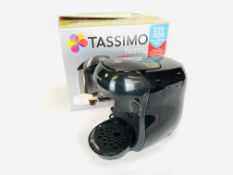 A BOSCH TASSIMO COFFEE MACHINE IN ORIGINAL BOX - SOLD AS SEEN.