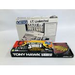 VTECH I.T. UNLIMITED IN ORIGINAL BOX, NINTENDO WII, TONY HAWK SHRED BOXED AS NEW. - SOLD AS SEEN.