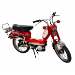 PEUGEOT 49CC MOPED. VRM - XHJ 462N. DATE REGISTERED: 31/12/1975.