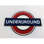 (R) LARGE LONDON UNDERGROUND SIGN