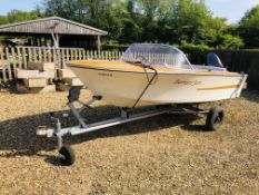 BROOM MODEL 590X 3-65 DAY BOAT MANUFACTURED 1963 "BARBARA JEAN" WITH MARINER 25 OUTBOARD (ENGINE