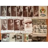 PACKET OF POSTCARDS INCLUDING 1915 BELGIAN RELIEF FUNDS (12), SILK ETC. (20).