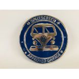 (R) VW SPLIT SCREEN PLAQUE