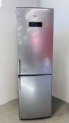 WHIRLPOOL SILVER FINISH A+++ CLASS NO FROST FRIDGE FREEZER WITH 6TH SENSE FRESH CONTROL - SOLD AS