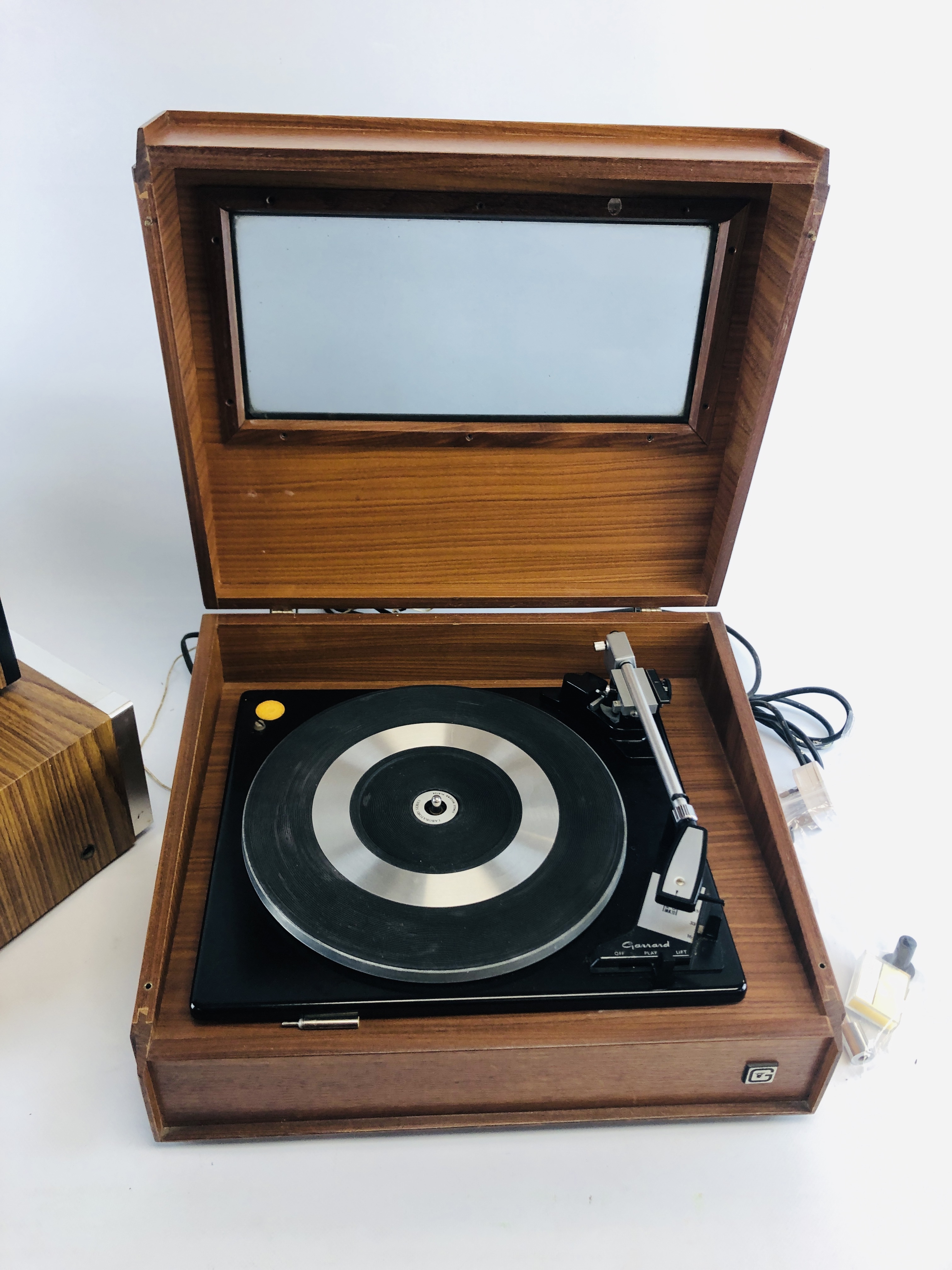 A GOODMANS GARARD MUSIC SWEET RECORD PLAYER MODEL 3025 ALONG WITH TWO PIECES OF ROTEL AUDIO - Image 4 of 8
