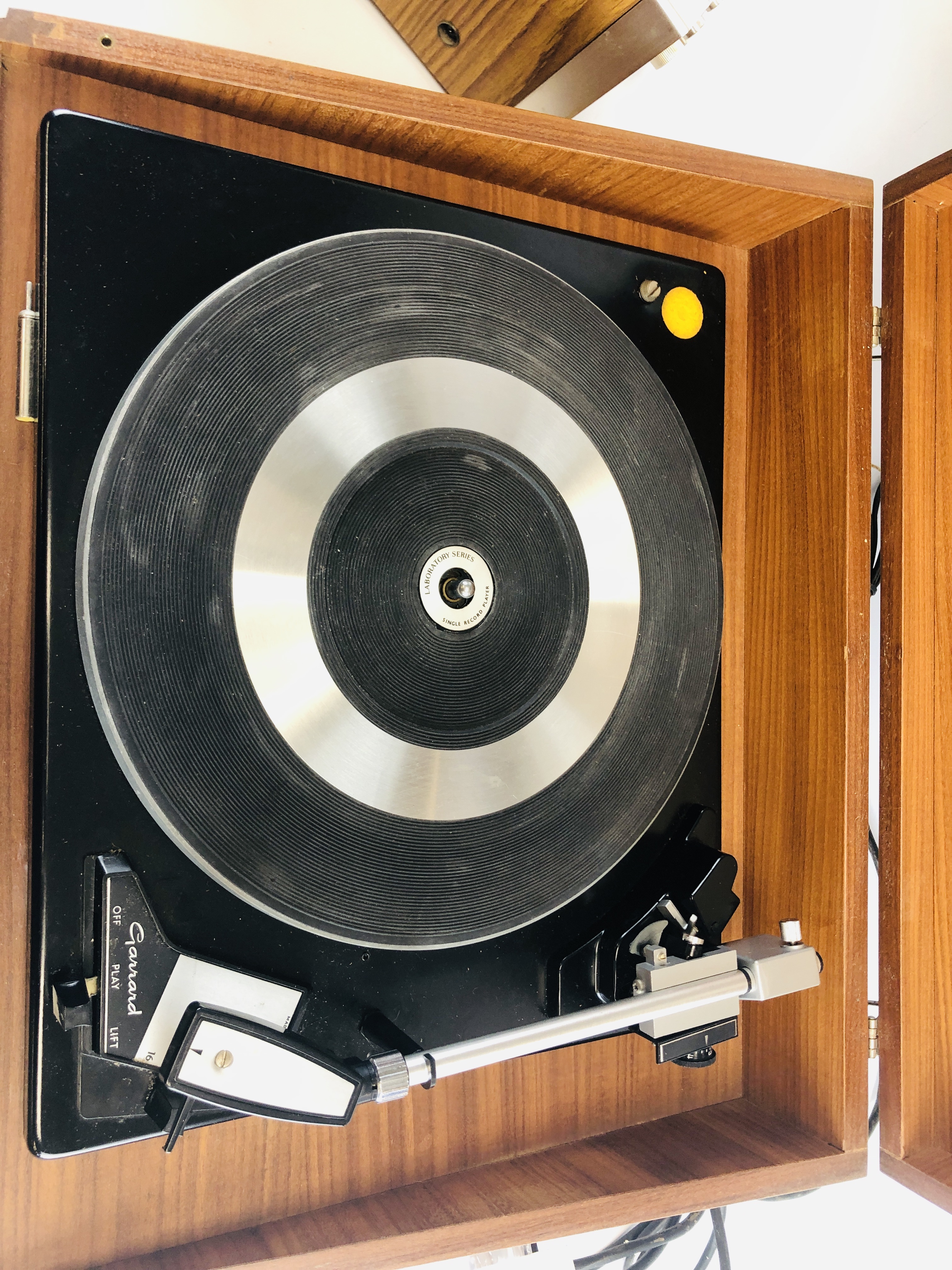 A GOODMANS GARARD MUSIC SWEET RECORD PLAYER MODEL 3025 ALONG WITH TWO PIECES OF ROTEL AUDIO - Image 5 of 8
