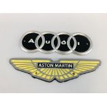 (R) ASTON MARTIN & AUDI PLAQUES