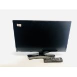 A 22 INCH LG TV MODEL 22MT49DF-PZ COMPLETE WITH REMOTE - SOLD AS SEEN.