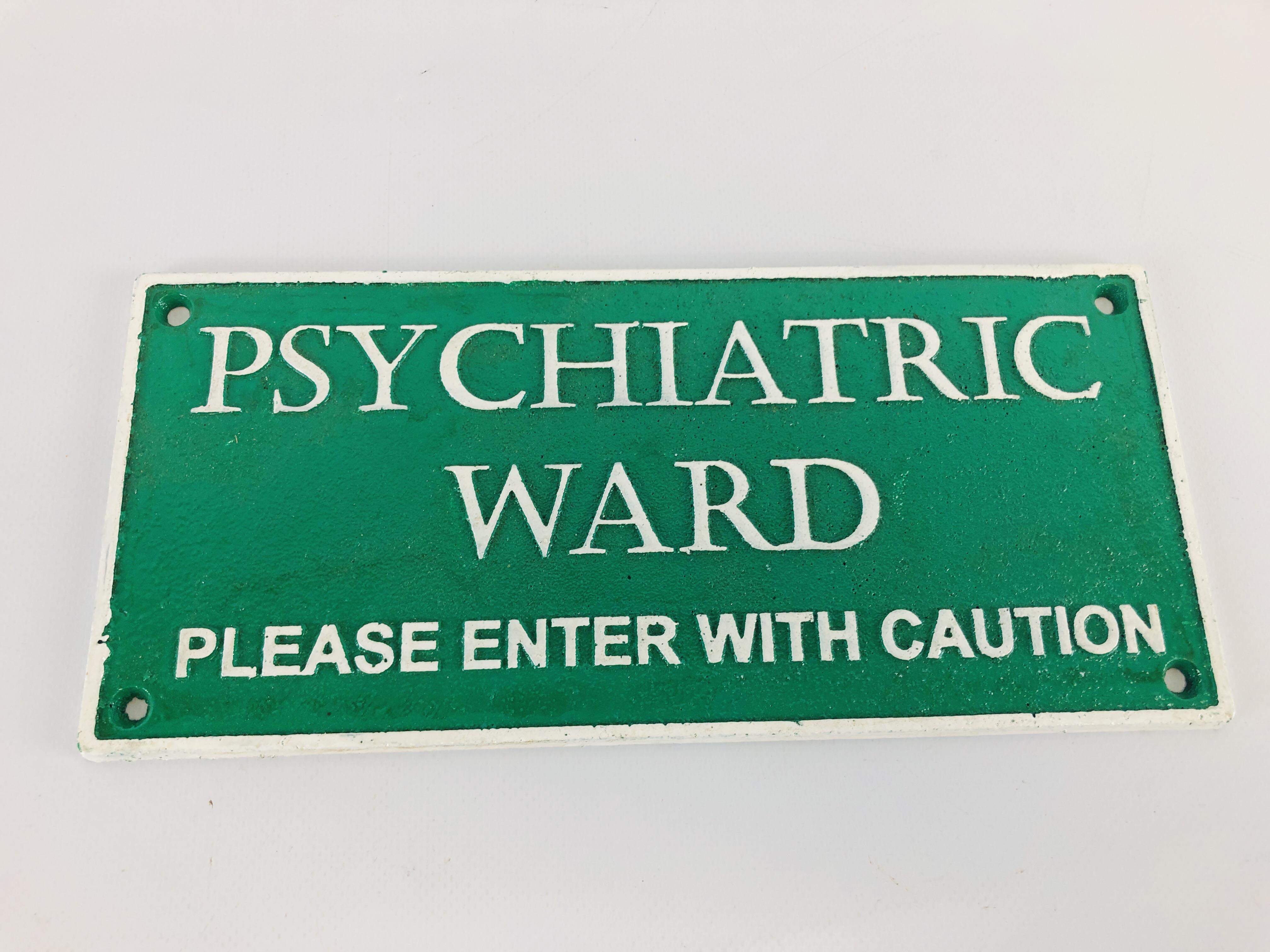 (R) PSYCHIATRY SIGN