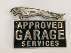 (R) JAGUAR APPROVED GARAGE PLAQUE