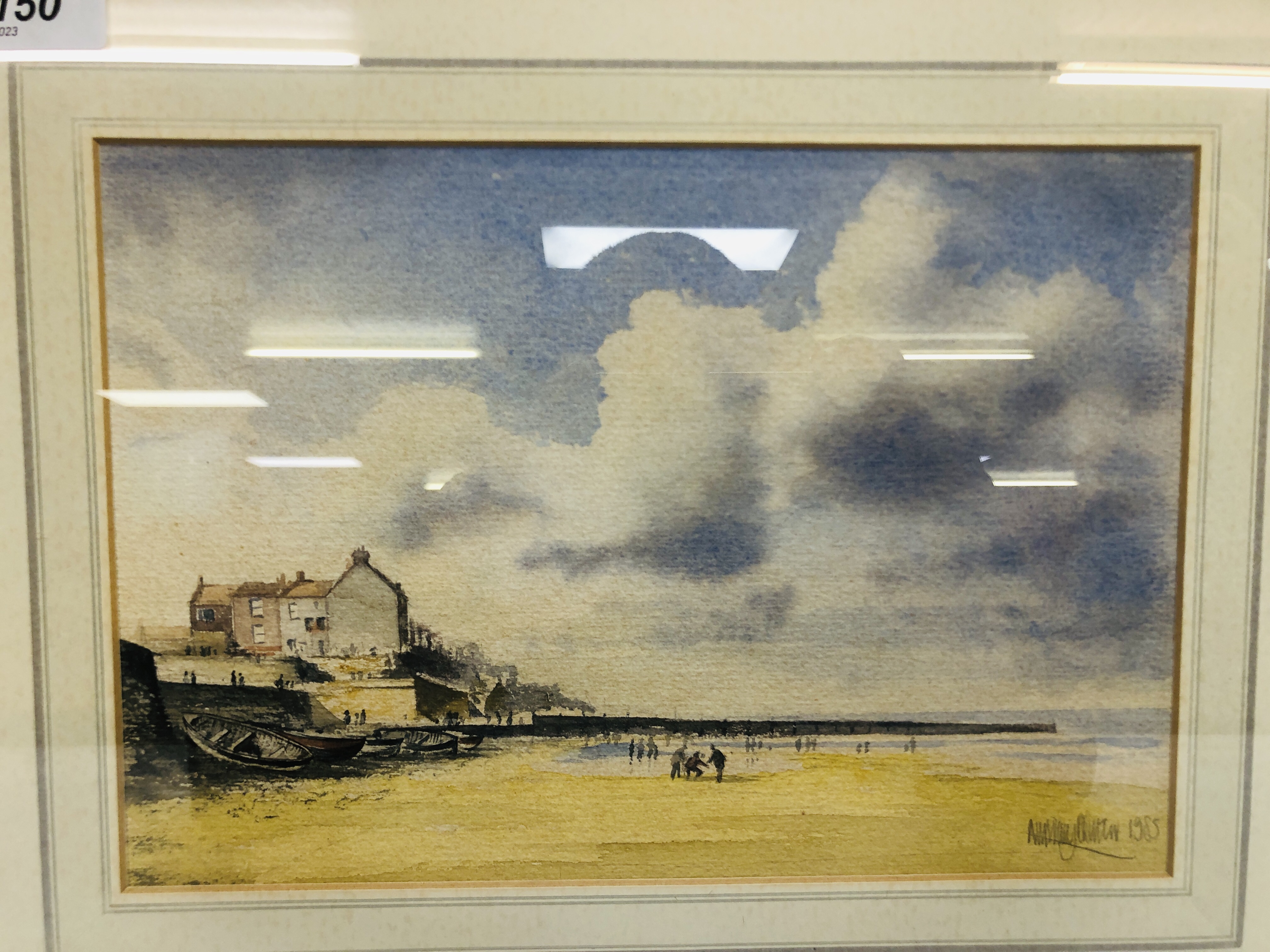 WATERCOLOUR "SHERINGHAM BEACH" BEARING SIGNATURE ANTHONY BUTLER HEIGHT 18.5CM. X 26.5CM. - Image 3 of 3