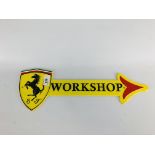 (R) LARGE FERRARI GARAGE ARROW